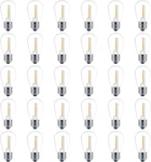 Meconard 30 Pack S14 Edison String Light Bulbs, 1 Watt Replacement Bulbs For Out. Fixed Price $37.11.