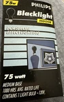 3-philips 75 Watt Blacklight Indoor Light Bulb Black Brand New With Box. Fixed Price $18.99.