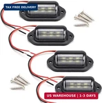 Jedew 4 Pack License Plate Light, 12v 6-smd Led Lamp Taillight For. Fixed Price $16.64.