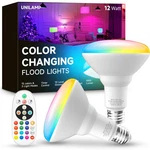 Unilamp Br30 Color Changing Light Bulb, Led Flood Lights 12w Dimmable, 100w E.... Fixed Price $23.32.