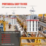 Kukuppo 150w Led Temporary Work Light Linkable Construction Jobsite Hanging Lamp. Fixed Price $99.45.