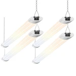 Alusso Led Shop Lights 4ft For Garage, 4800lm Super Bright, Adjustable 2700k.... Fixed Price $142.91.