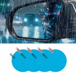 4pcs Car Rearview Mirror Films, Waterproof Rainproof Anti Fog Glare Rear Roundl. Fixed Price $9.02.
