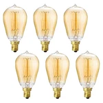 New Orange Heart Vintage Edison Light Bulbs, 6 Count (pack Of 1), Amber Warm. Fixed Price $22.33.