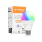 Amazon Basics Smart A19 Led Light Bulb Color Changing 9w (60w Equivalent) 800lm. Fixed Price $10.99.