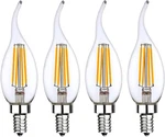 Low Voltage 12v 24v Candelabra E12 Base Led Light Bulb Ca11-4w-2700k-4pack. Fixed Price $24.53.