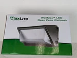 Maxlite Wallpack Exterior Led Light New 80w, Temperature Select, Wpop8ou-csbcr. Fixed Price $45.00.