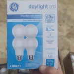 Ge Daylight Led Classic Shape A19 Light Bulb 16 Pack 8.5w Replace 60w 760 Lumens. Fixed Price $44.95.