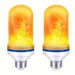 Upgraded Led Flame Light Bulbs, 4-mode Flickering Bulbs With Upside Dow.... Fixed Price $13.71.