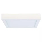 *2-pack* Bulbrite 5.5" Silver Square Flush Mount Ceiling Light W Plastic Shade. Fixed Price $19.21.