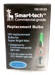 Santa's Best Smart-tech Eco Smart 100ct 7mm Led Bulbs In Green 997003ho #53. Fixed Price $29.99.