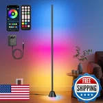 Riyo Corner Floor Lamp, Led Lamp With Ac Adapter & App Remote Control,. Fixed Price $46.33.