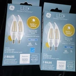 Ge Led+ Dusk To Dawn Led Bulbs, 60 Watts, Daylight, 2pk . Set Of Two Boxes.. Fixed Price $12.00.