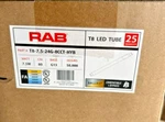 Rab 24" 7.5 Watt Led T8 Tube -t8-7.5-24g-8cct-hyb- Box Of 25. Fixed Price $189.00.