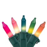 Northlight Pastel Mini Christmas Light Set - Multi-color 11.25 Feet, Green. Fixed Price $20.99.