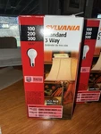 Sylvania Ps25 3way 100/200/300 Watt Mogul Base Replacement Light Bulb. Fixed Price $20.00.