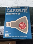 12 Sylvania Capsylite Par38 Light Bulbs Spot Lights Lamp. Fixed Price $75.00.