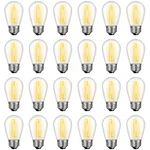 Gvvoohome 24 Pack Led S14 Replacement Light Bulbs, Pack, Warm White. Fixed Price $28.36.