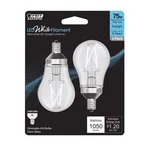 2-pack Feit A15 E12 Candelabra Filament Led Bulb Daylight 75w Equiv. Fixed Price $32.40.