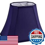 Go&so Square Lamp Shade Blue Cut Corner Octagonal Lampshade Replacement, 8x14x11. Fixed Price $61.59.