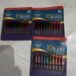 Holiday Time 10 Multicolor Replacement Bulbs 3.5v 2 Pin Mpn. Fixed Price $10.10.