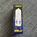 Satco S4621 (s3544) Double Loop G9 Base 35w 120v Clear Bulb - New Boxed. Fixed Price $3.99.