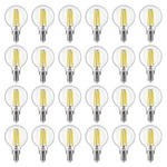 Flsnt 60w Equivalent Led Globe Candelabra Bulbs Dimmable G16.5 E12. Fixed Price $80.67.