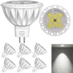 Aimeoko Mr16 Led Bulb Light Bulbs 6 Pack, 50w Halogen 5w 6000k Daylight White. Fixed Price $33.99.