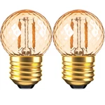 Grensk Low Watt Led Light Bulbs,e26 Standard Screw Base 2 Pack, G40gwz-2p. Fixed Price $11.92.