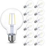 E Energetic Lighting 12-pack 5w Dimmable Led Edison Light Bulb G25. Fixed Price $67.22.
