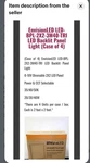 Envisionled Led-bpl-2x2-3m40-tri Led Backlit Panel Light (case Of 4). Fixed Price $150.00.