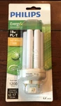 Philips 18w Pl-t 4 Pin Base Soft White Gx24q-2 4.4" 1200 Lumens Light Bulb. Fixed Price $8.89.