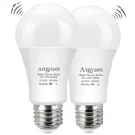 Angyues Radar Motion Sensor Light Bulb, Adjustable 2 Pack, 12w-daylight 5000k. Fixed Price $24.84.