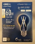 Cree Connected Max 60 Watt Eq A19 Tunable White Dimmable Smart Led Light Bulb. Fixed Price $14.99.