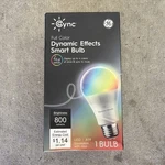 New Ge Cync Smart Bulb Dynamic Effects Full Color A19 2.4ghz Wi-fi Bluetooth. Fixed Price $20.00.