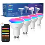 Lepro Bg1 Ai Gu10 Smart Bulb - Rgbcw Dimmable Color Changing Led Bulbs Works Wit. Fixed Price $94.81.