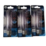 3 Pack Ge 40w Clear T10 Tubular Appliance E26 Reveal Hd Light Bulbs 290 Lumens. Fixed Price $44.99.