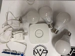Philips Hue White 4 Pack A19 Led Smart Bulbs Starter Kit W/ Bridge. Fixed Price $29.95.