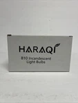 New 1 Box Of 12 Haraqi Lighting B10 Candle Light Bulbs 25w E12 Candelabra. Fixed Price $11.00.