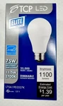 Tcp Led Elite Series - 11.5w 2700k L75a19d2527k Lot Of 12 Bulbs. Fixed Price $38.95.