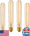 Vctc Dimmable T10 Led Vintage Edison Bulb E26 Base Amber, 6w. Fixed Price $50.42.