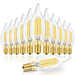 Hizashi Candelabra Led Light Bulbs, E12 Bulb 40w Dimmable, 90+ Cri 4w 450.... Fixed Price $43.72.
