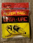 Metrovac Data Vac Genuine Disposable Replacement Vacuum Bags 5 Pack Model Mdv-1. Fixed Price $12.99.