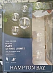 Hampton Bay 10-bulbs 11' Outdoor/indoor Plug-in Led String Light Filament Bulb. Fixed Price $34.78.