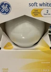 Ge 100-watt Soft White Frosted Old Style G40 Globe Light - 5-inch Diameter. Fixed Price $22.99.