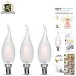 Elegant 3-pack E12 Dimmable Led Bulbs - Frosted Daylight White Candelabra Design. Fixed Price $19.78.