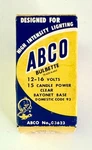 Vtg. Abco Bulbette 03623, 15 Candlepower Bayonet Base 12-16v New In Box Japan. Fixed Price $9.99.
