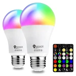 Nawvace Led Color Changing Light Bulb With 2 Count (pack Of 1), 8w-rgbw. Fixed Price $24.64.