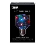 Feit Square E26 Led Bulb Multi-colored 1w Equivalence. Fixed Price $27.84.