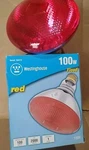 (1) Westinghouse 100w Red 120v Flood Light. Fixed Price $12.99.